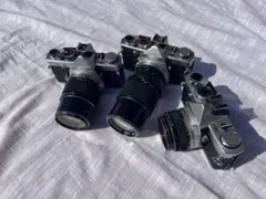 Olympus OM 1 OM 2 フィルム一眼レフカメラ 3台セットのサムネイル