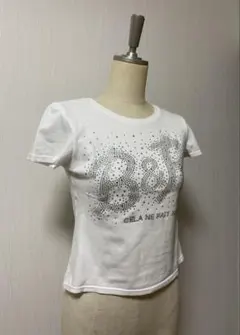 【希少】平成ギャル仕様 VIVA PRESTO ラインストーンTシャツ L