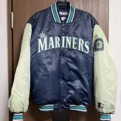 STARTER MLB シアトルマリナーズ スタジャン ネイビー/L