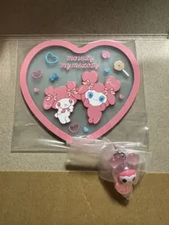 TWICE モモ　クリアラバーコースター　めじるしアクセサリー