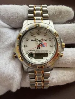 【稼働品】CASIO アメリカワールドカップ'94 公式限定モデル SWC-17 値引可能！】【希少！】前回のアメリカワールドカップ'94 公式限定