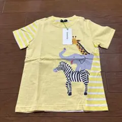 klädskåp 動物プリント Tシャツ 120cm 新品