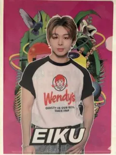 ONE Ｎ’ ONLY EIKUウェンディーズコラボ クリアファイル　ワンエン