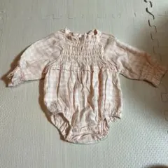 バースデイ 70 ロンパース ピンク tete a tet 薄手