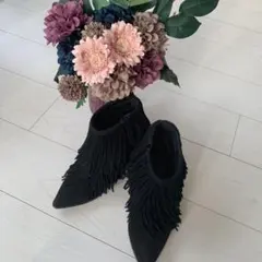 ❤️Tsuru by Mariko Oikawaツルバイマリコ❤️フリンジブーティのサムネイル