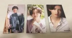 なにわ男子　道枝駿佑　みっちー　カード3枚セット