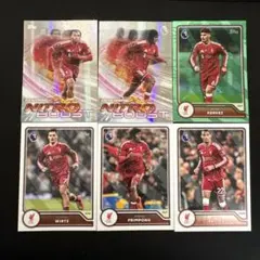 リヴァプール　Topps 2026/27 サッカーカード 6枚セット
