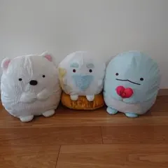 ☆すみっコぐらし/ぬいぐるみ/XLサイズ/3点セット☆