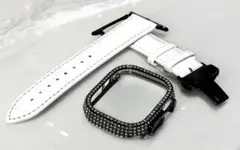 49wb0★アップルウォッチ レザーベルト カバー　Apple Watchバンド