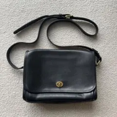 リ*ス様 COACHオールドコーチ レザーバッグ ターンロックゴールド金具