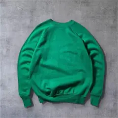 80s USA製 Pannill 無地スウェット XL グリーンのサムネイル