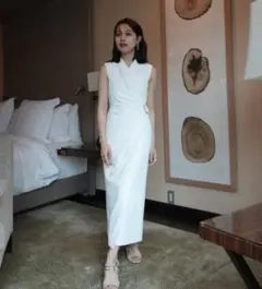 新品】laubeblanc Side-buckle Drape Dress - メルカリ