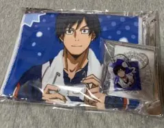 僕のヒーローアカデミア　極楽湯　飯田天哉　タオル　キーホルダー