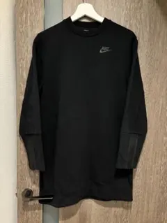 Nike ブラック 長袖ミニワンピース