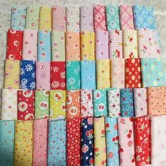 パッチワーク カットクロス happymessage30’s 10cm 52枚