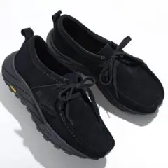 新品未使用 クラークス ワラビーエデン 黒 Vibram 24cm ブラック