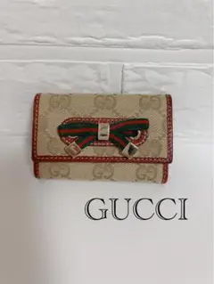 グッチ　GUCCI キーケース　6連　シェリーライン　GG柄