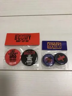 当時物 BOOWY バッヂセット 氷室京介 布袋寅泰 松井常松 高橋まことのサムネイル
