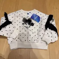 Disney ミニーマウス トレーナー　裏起毛