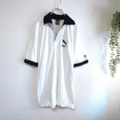 【R30】PUMAプーマ　日本製　メンズ　ポロシャツ Oサイズ XL