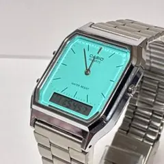 希少 CASIO AQ-230 カシオ 腕時計 ティファニーブルー スクエアのサムネイル