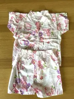 ベビー　甚平　80cm エリカランド