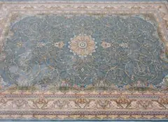 225万ノット！超高密度織 絨毯！本場 イラン産100×150cm‐200151 - メルカリ