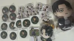 進撃の巨人 リヴァイ アクリルスタンド ぬいぐるみ ブレオダ ボイス