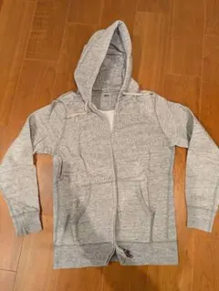 グレー フルジップ スウェットパーカー Mサイズ