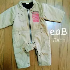 eaB カバーオール ロンパース 70 80