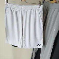 YONEX　ハーフパンツ　ホワイト　 Lサイズ ポリ100%　ヨネックス