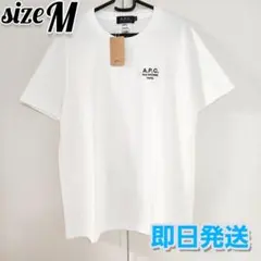 A.P.C. (アーペーセー) ロゴ刺繍 クルーネック 半袖 TシャツL