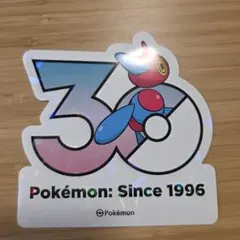 ポケモン 韓国限定 ポケモンストア30周年ロゴステッカー シール