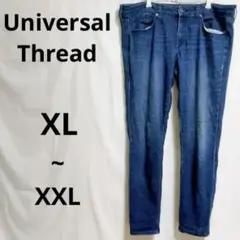 ダークブルースリムフィットデニム　【大きめ】海外輸入古着　1点もの