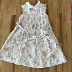 LAURA ASHLEY 花柄ノースリーブワンピース