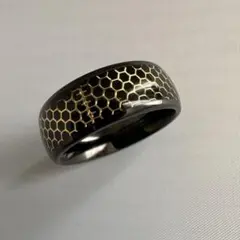 SWAROVSKI スワロフスキー ブラックリング 約19号 幅約12mm - メルカリ