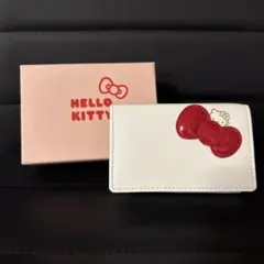 【Hello Kitty】本革 三つ折り財布 ホワイトのサムネイル