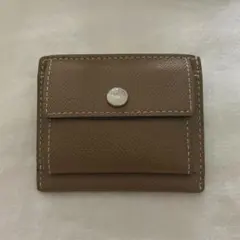 BROOKLYN MUSEUM ミニスナップウォレット ダークグリーン/トープ