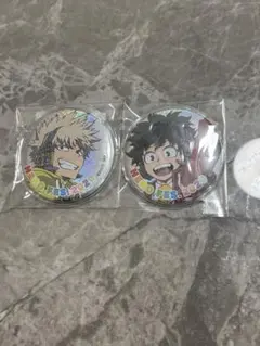 僕のヒーローアカデミア　ヒーローフェス2020　缶バッジ 爆豪、緑谷　各1点