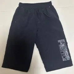 PUMA プーマハーフパンツ 140 ブラック裏メッシュ ナイロン体育 サッカー