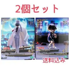 【2点セット】 名探偵コナン 江戸川コナン 怪盗キッド フィギュア
