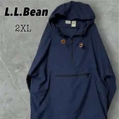 L.L.Bean エルエルビーン アノラック ナイロン ネイビー ビッグ XXLのサムネイル
