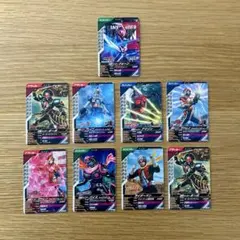 仮面ライダー　カード　9枚セット