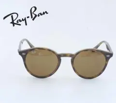 Ray-Ban 2180-F/サングラス/ボストン/プラスチック/ブラウン