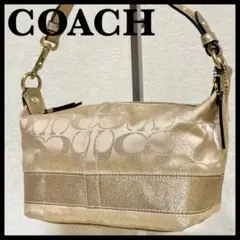 Y2K 極美品✨ COACH Hobo Bag POPPY スタッズ 筆記体