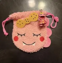 がんこちゃん 2点セット ぬいぐるみ巾着 キーホルダー