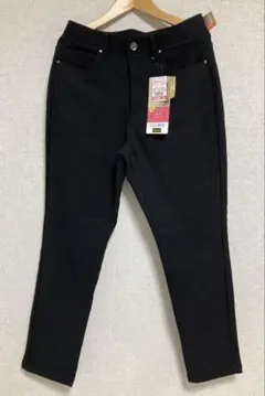 しまむら ラクっと！キレイ 美スタイルパンツ 黒 股上深め L 新品