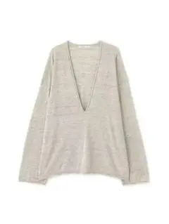 ETRE TOKYO コットンリネンハイゲージネックニットプルオーバー