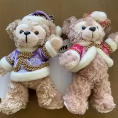 ダッフィー ぬいぐるみバッジ 2014 カラーオブクリスマス