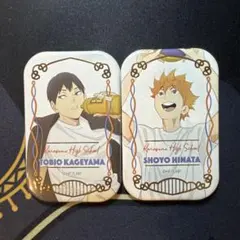 ハイキュー 缶バッジ 日向翔陽 影山飛雄